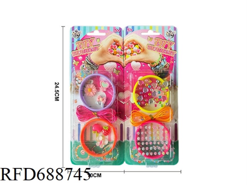 DIY BRACELET (UNIVERSAL STICKER+DIAMOND STICKER) 2 MIXED STYLES
