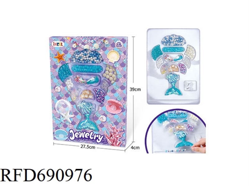 MERMAID DIY CREATIVE BEADS (BLUE)
