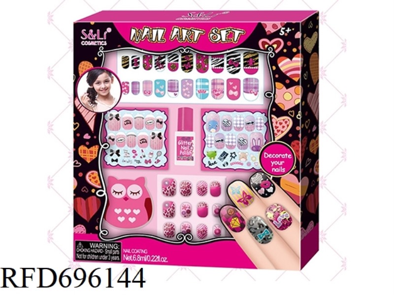 CHILDREN'S MAKEUP NAIL SET