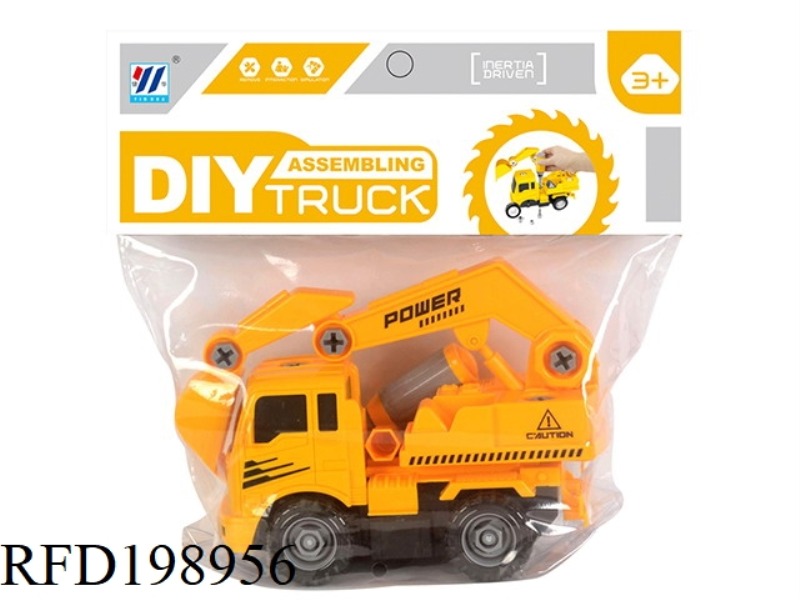 DIY EXCAVATOR FRICTION DISMOUNTING SIMULATION TRUCK