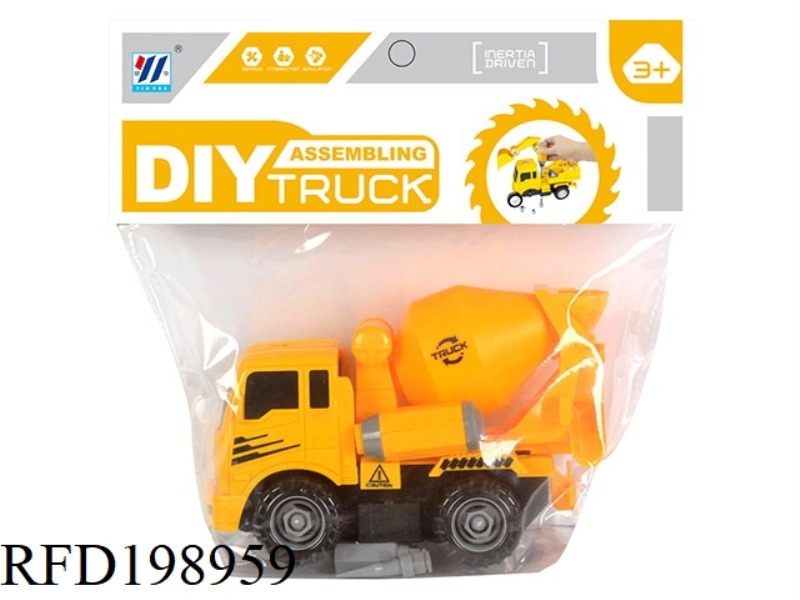 DIY MIXER TRUCK FRICTION DISMOUNTING SIMULATION TRUCK