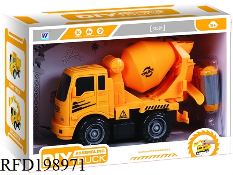 DIY MIXER TRUCK FRICTION DISMOUNTING SIMULATION TRUCK