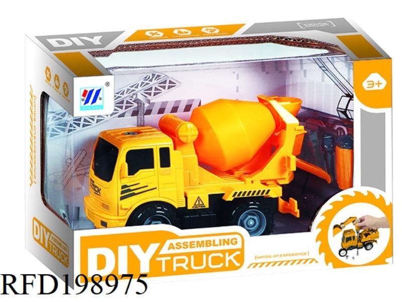 DIY MIXER TRUCK FRICTION DISMOUNTING SIMULATION TRUCK