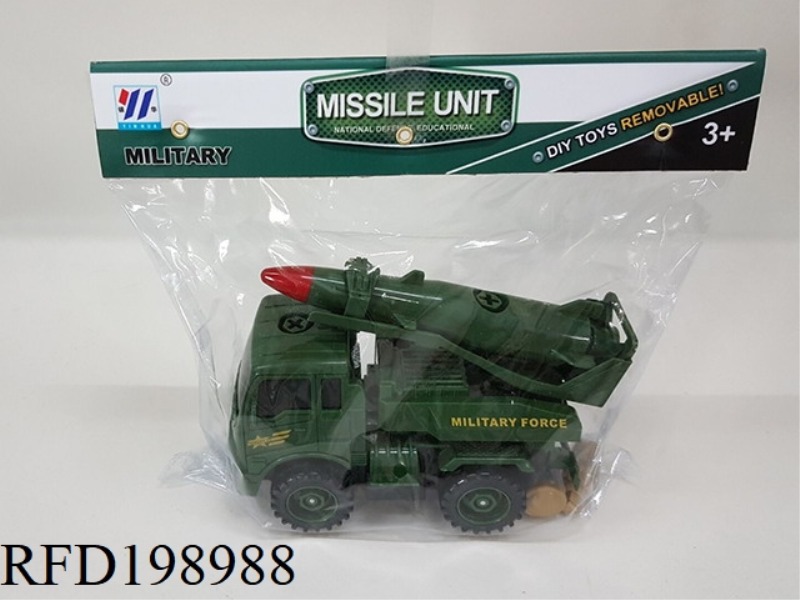 DIY FRICTION DISMOUNTING MILITARY ANTIAIRCRAFT MISSILE CAR
