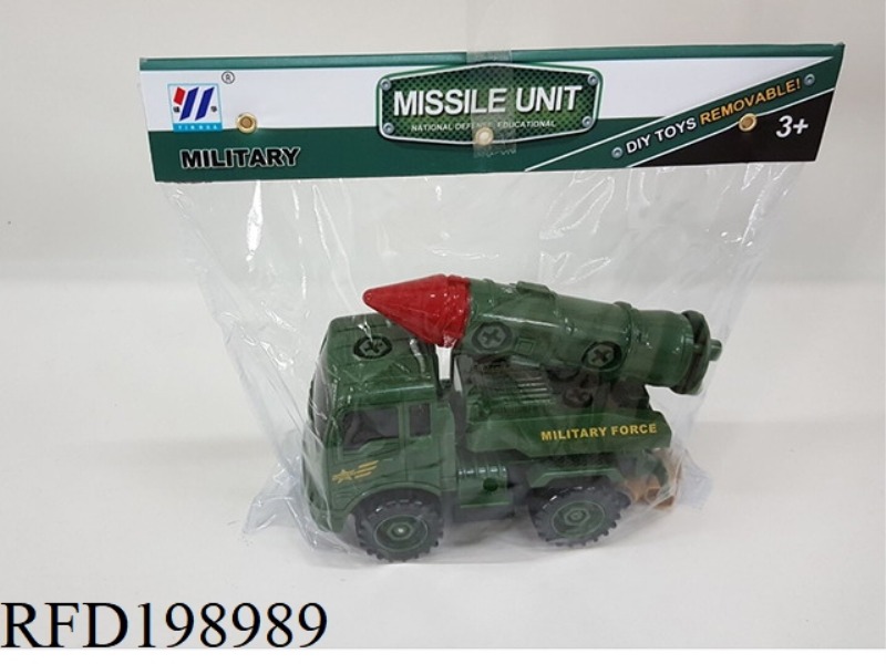 DIY FRICTION DISMOUNTING MILITARY AGAINST WARSHIP GUIDED MISSILE CAR