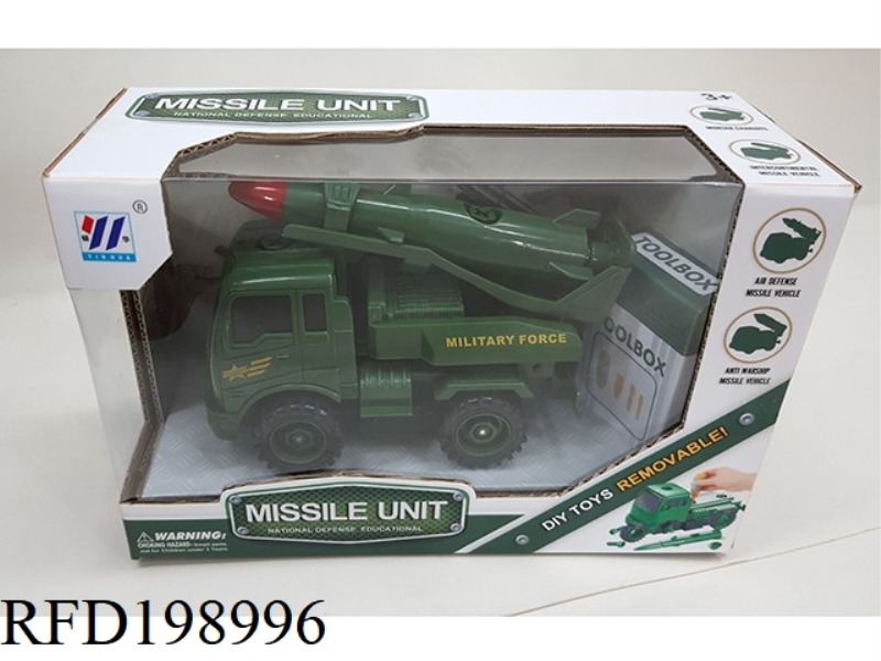 DIY FRICTION DISMOUNTING MILITARY ANTIAIRCRAFT MISSILE CAR