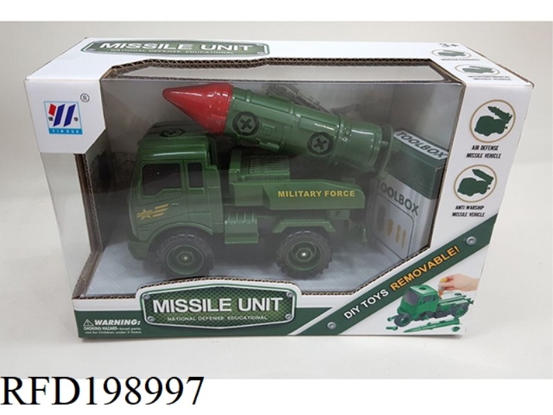 DIY FRICTION DISMOUNTING MILITARY AGAINST WARSHIP GUIDED MISSILE CAR
