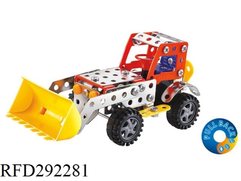 DIY PULL BACK BULLDOZER 114PCS