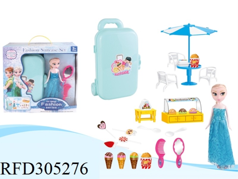 ICE CREAM PULL ROD BOX WITH PRINCESS