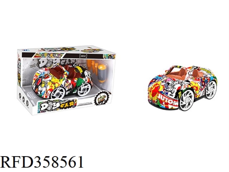 DIY GRAFFITI BUGATTI DISASSEMBLY CAR