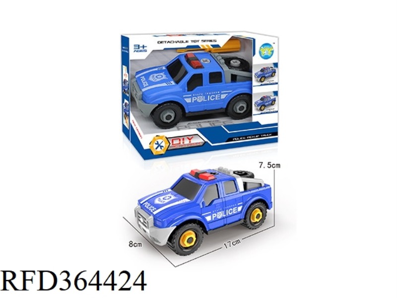 ASSEMBLED POLICE CAR