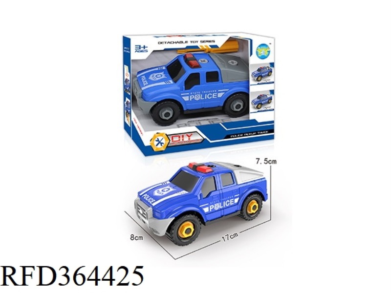 ASSEMBLED POLICE CAR