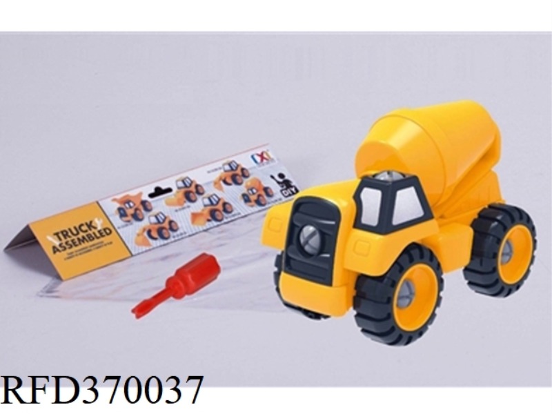 DISASSEMBLY AND ASSEMBLY OF MIXER ENGINEERING VEHICLES