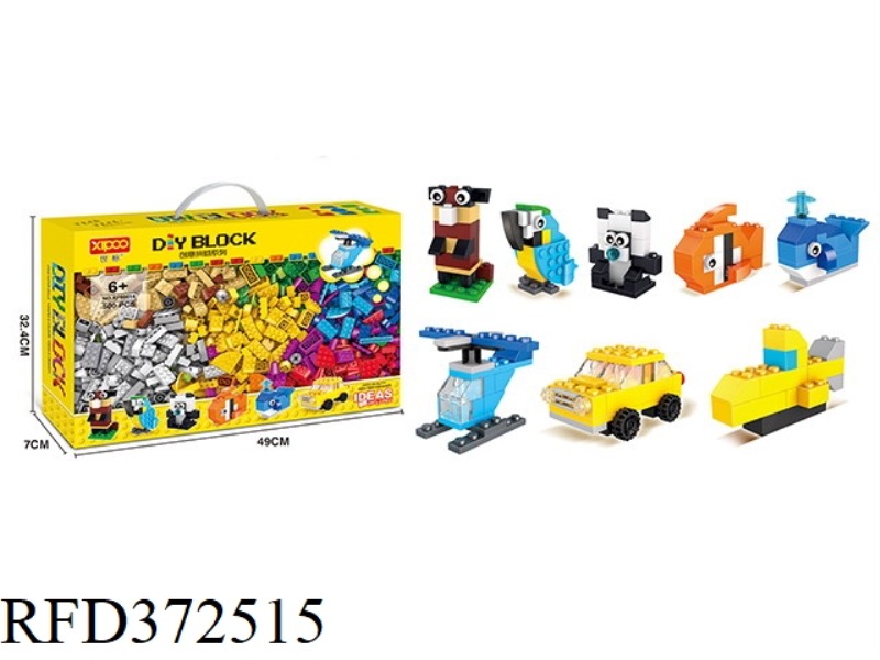 DIY BUILDING BLOCKS 500PCS