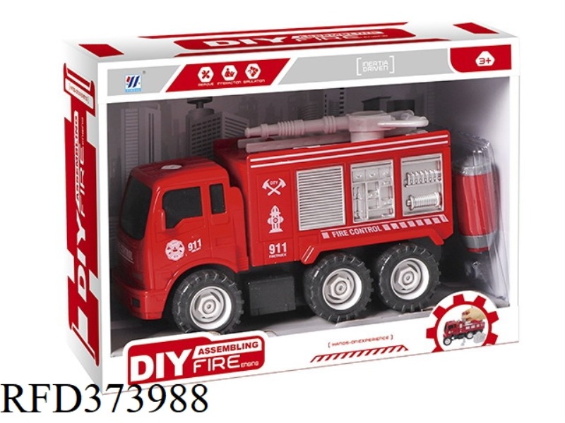 DIY INERTIAL DISASSEMBLY AND ASSEMBLY FIRE TRUCK