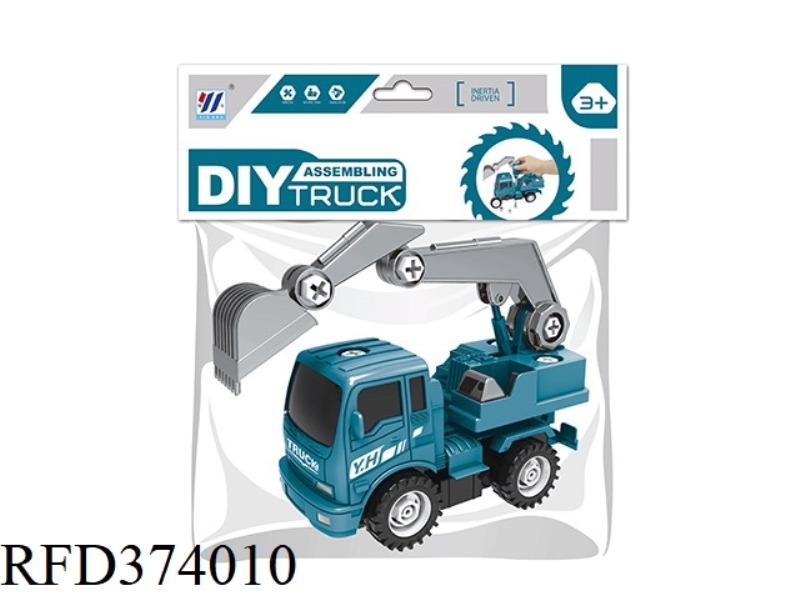 DIY EXCAVATOR INERTIAL DISASSEMBLY AND ASSEMBLY ENGINEERING VEHICLE
