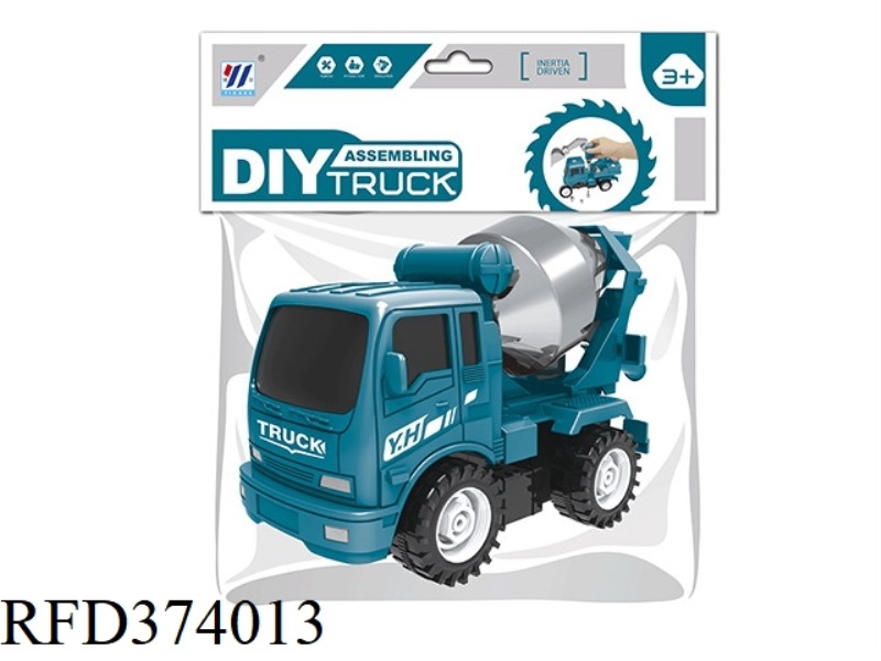 DIY MIXER TRUCK INERTIAL DISASSEMBLY AND ASSEMBLY ENGINEERING TRUCK