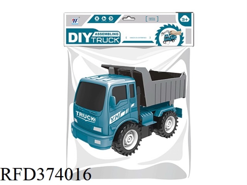 DIY DUMP TRUCK INERTIAL DISASSEMBLY AND ASSEMBLY ENGINEERING VEHICLE
