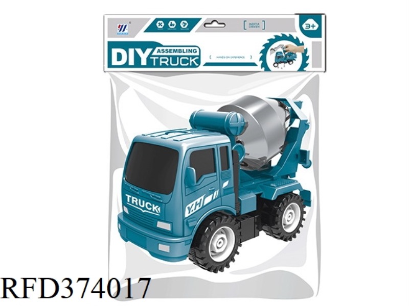 DIY MIXER TRUCK INERTIAL DISASSEMBLY AND ASSEMBLY ENGINEERING TRUCK