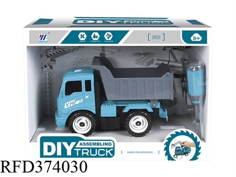 DIY DUMP TRUCK INERTIAL DISASSEMBLY AND ASSEMBLY ENGINEERING VEHICLE