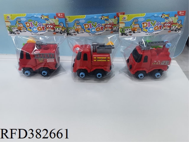 DISMOUNTING FIRE ENGINE
