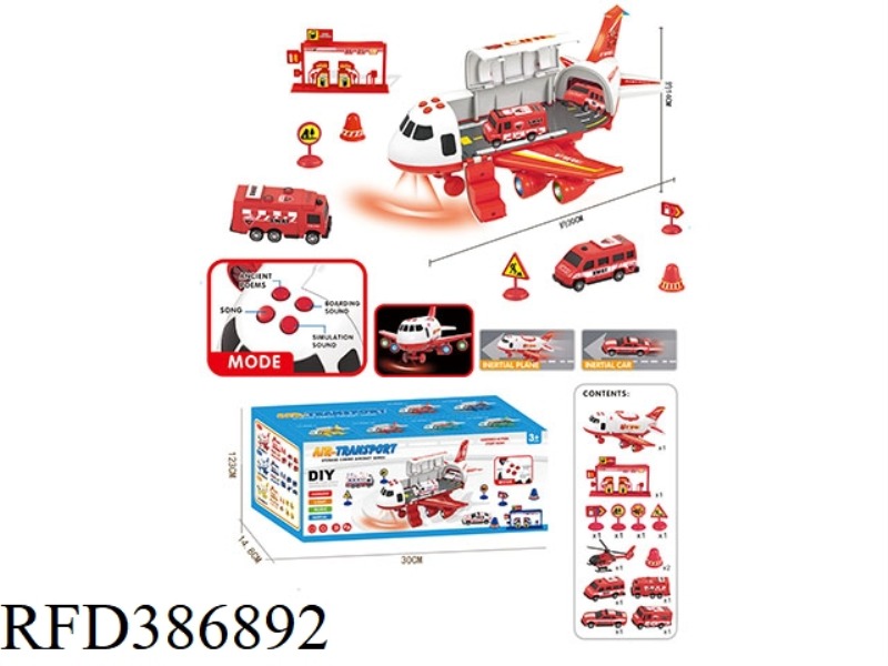 CHINA AIRCRAFT DIY COMBO SET (FIRE ALARM THEME)