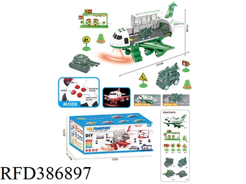 CHINESE AIRCRAFT DIY COMBINATION SET (MILITARY THEME)
