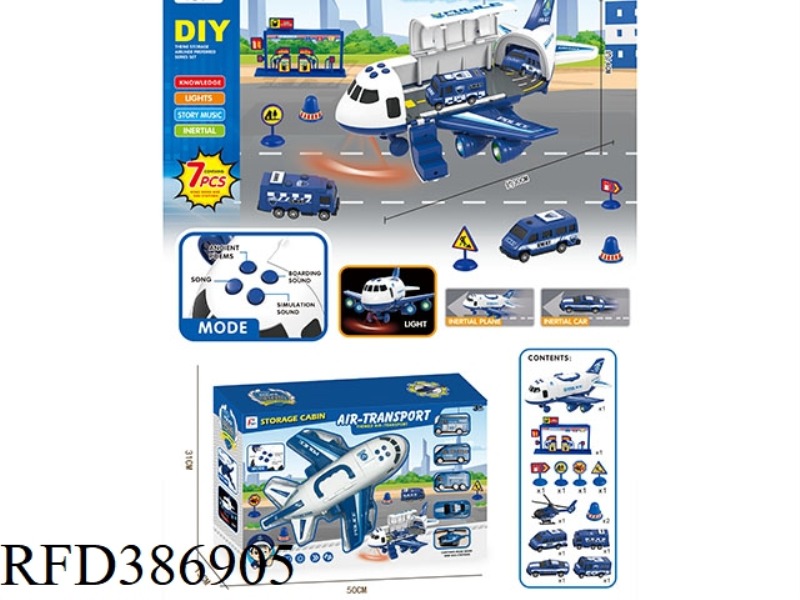 INERTIAL POLICE STORAGE AIRCRAFT DIY COMBO KIT