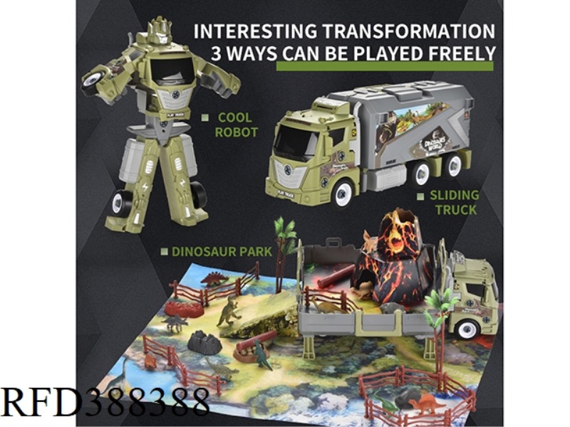 DISASSEMBLY AND ASSEMBLY OF THE TRANSFORMING ROBOT DINOSAUR STORAGE SET