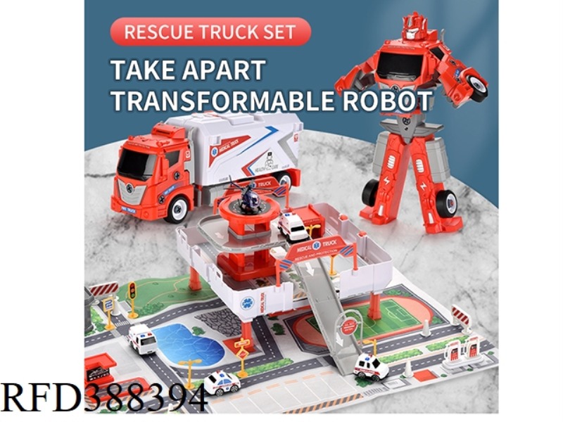 DISASSEMBLY AND ASSEMBLY OF DEFORMATION ROBOT RESCUE STORAGE SET