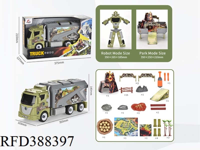 DISASSEMBLY AND ASSEMBLY OF THE TRANSFORMING ROBOT DINOSAUR STORAGE SET