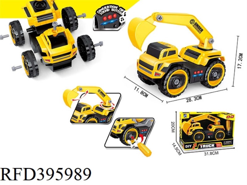 MANUAL DISASSEMBLY AND ASSEMBLY OF CONSTRUCTION TRUCK EXCAVATORS