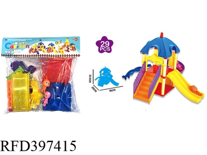 BUILDING BLOCK DIY ASSEMBLY PARADISE 29PCS