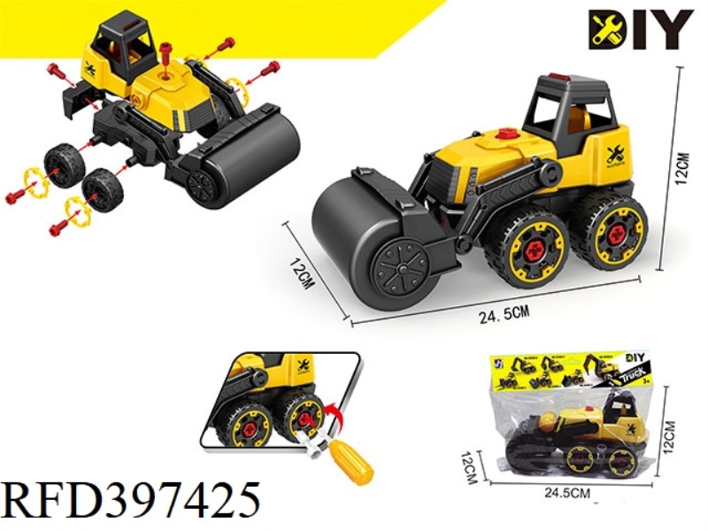 ASSEMBLING AND DISASSEMBLING THE ROLLER