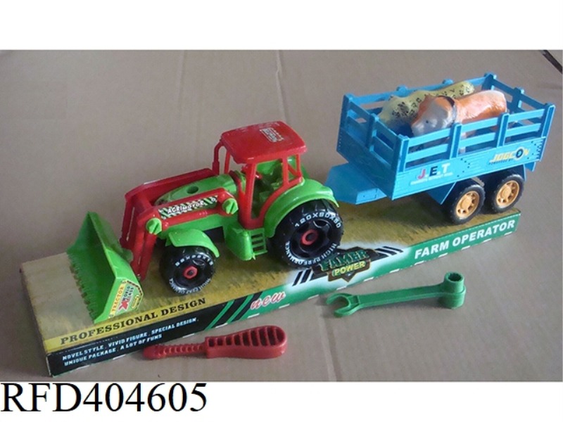 DISASSEMBLY AND ASSEMBLY OF FARMER'S VEHICLE (WITH TOOLS)