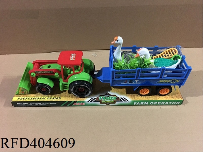 SLIDING, DISASSEMBLING, DISASSEMBLING AND DISASSEMBLING FARMER'S VEHICLE-MOUNTED ANIMALS WITH GRASS.