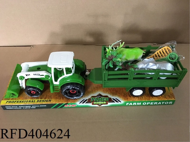 SLIDING AND DISASSEMBLING FARMER'S VEHICLE-MOUNTED ANIMALS