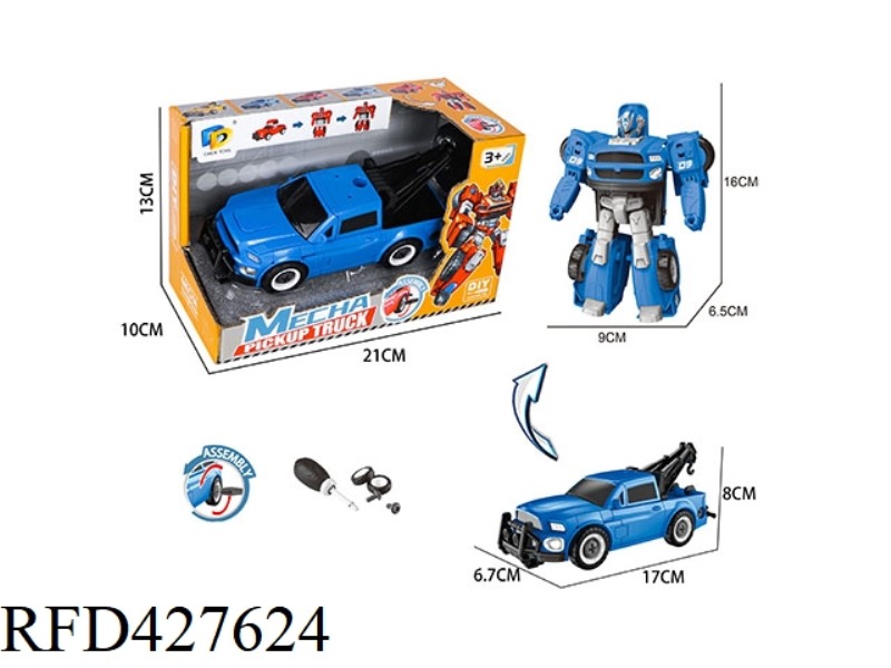 DIY ASSEMBLE MORPHING PICKUP TRUCK