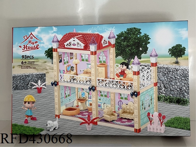 DIY ASSEMBLED SCENE VILLA