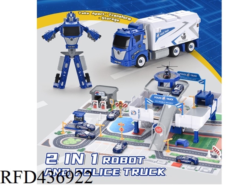 DISASSEMBLY AND ASSEMBLY OF DEFORMED ROBOTS POLICE STORAGE SUIT
