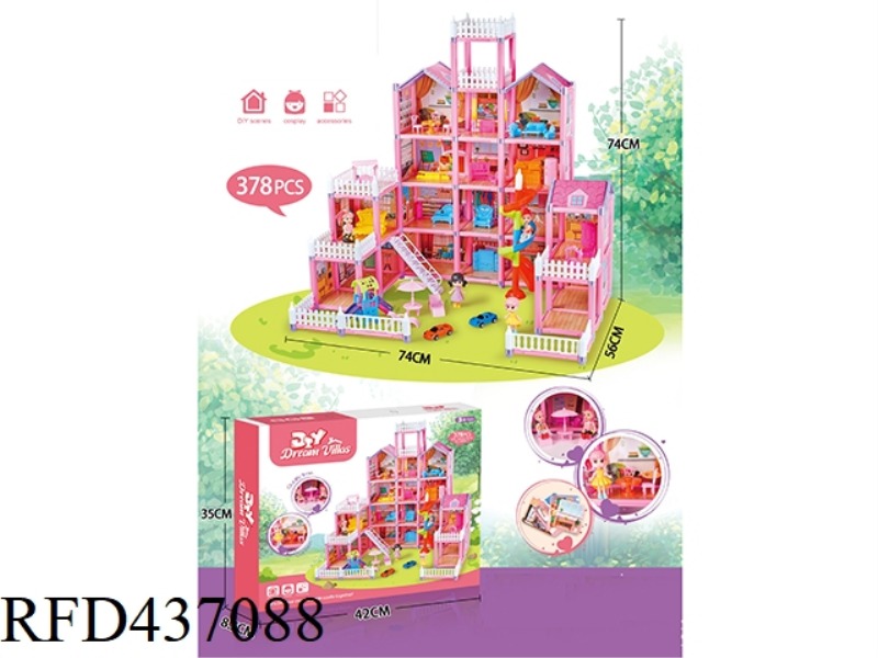 DIY VILLA 378PCS