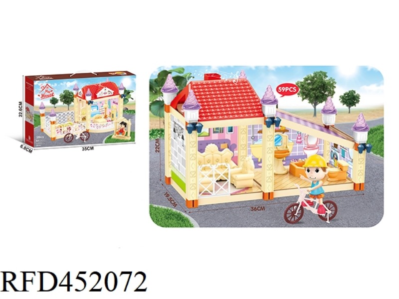 DIY ASSEMBLED SCENE VILLA