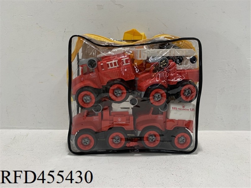 DIY DISASSEMBLY AND ASSEMBLY OF FIRE TRUCK (4 MIXED)