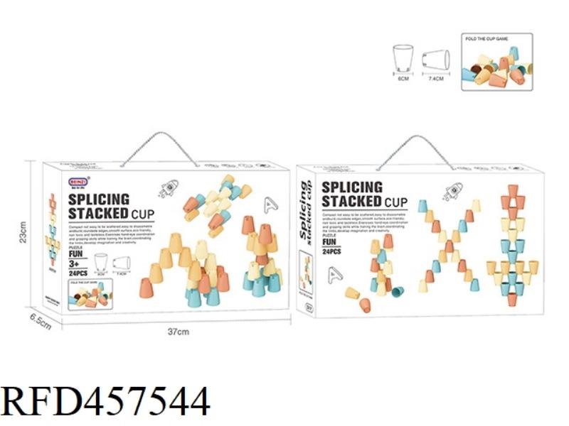 DIY PLUG AND STACK CUPS (24PCS)