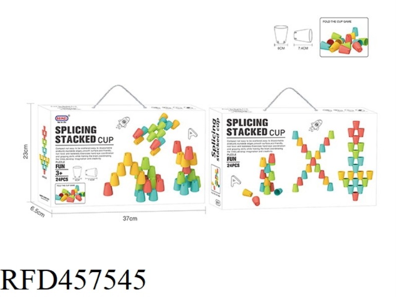 DIY PLUG AND STACK CUPS (24PCS)