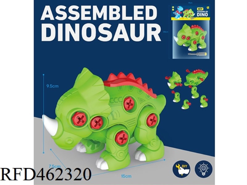 DISASSEMBLY AND ASSEMBLY OF TRICERATOPS