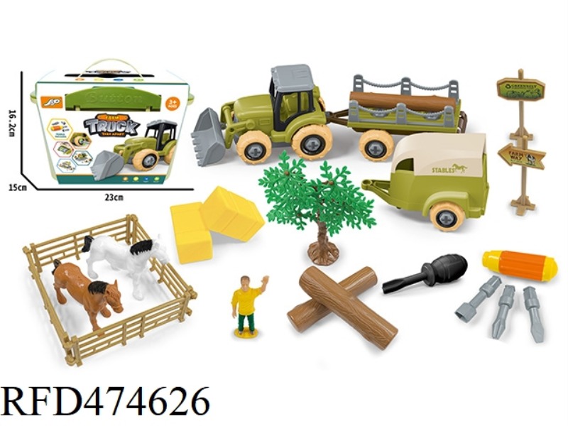 DISASSEMBLE FARMER CART FARM SET