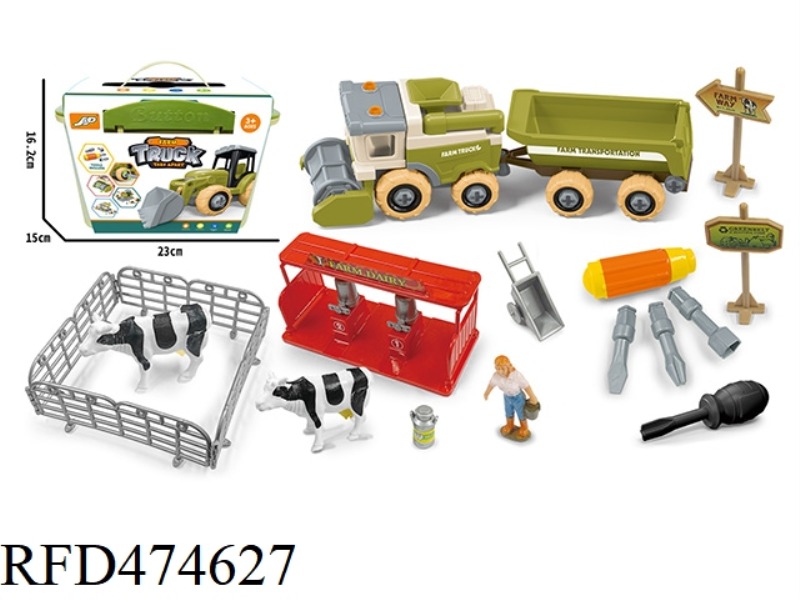 DISASSEMBLE FARMER CART FARM SET