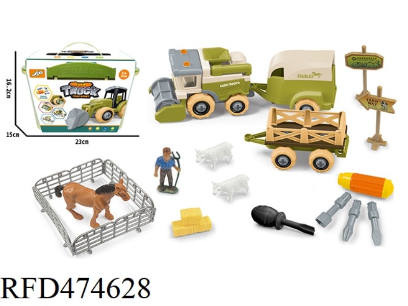 DISASSEMBLE FARMER CART FARM SET