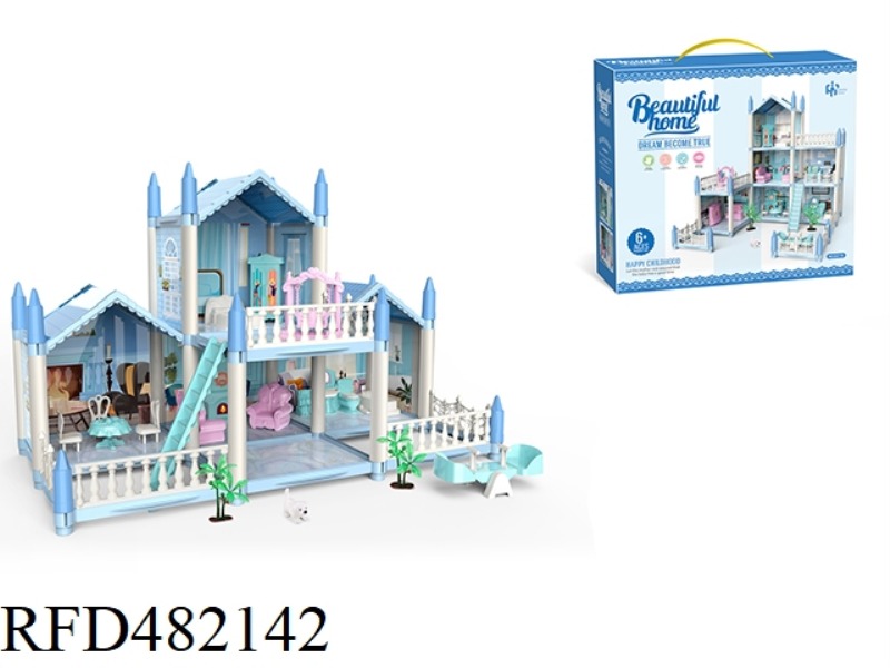 DIY ASSEMBLED VILLA - BLUE 5 BEDROOMS